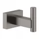 Grohe Essentials Cube fürdőköpeny akasztó, szálcsiszolt grafit 40511AL1