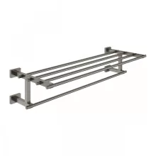   Grohe Essentials Cube fali fürdőlepedő tartó, szálcsiszolt grafit 40512AL1