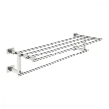   Grohe Essentials Cube fali fürdőlepedő tartó, rozsdamentes acél hatású 40512DC1