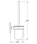 Grohe Essentials Cube WC-kefe garnitúra 40513001