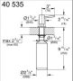 Grohe Cosmopolitan mosogatószer adagoló 500 ml, szálcsiszolt grafit 40535AL0