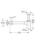 Grohe mosdószifon, króm 40564000