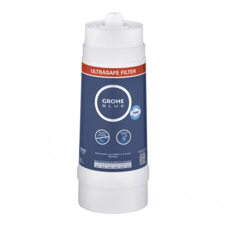 Grohe Blue Ultrasafe szűrőfilter mikroműanyagok és baktériumok ellen 40575002