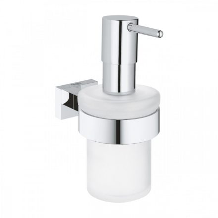 Grohe Essentials Cube szappanadagoló tartókonzollal, króm 40756001