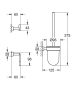 Grohe Essentials Cube mellékhelyiség szett 3 in 1 Akciós csomag 40757001 (40511001, 40507001, 40513001)