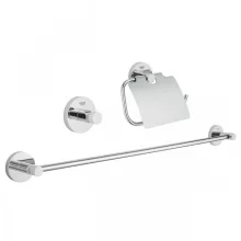   Grohe Essentials 3 az 1-ben fürdőszobai kiegészítő szett, króm 40775001