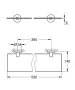 Grohe Essentials üvegpolc, rozsdamentes acél hatású 40799DC1