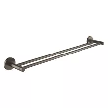   Grohe Essentials dupla törölközőtartó, szálcsiszolt grafit 40802AL1