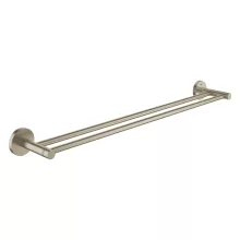   Grohe Essentials dupla törölközőtartó, szálcsiszolt nikkel 40802EN1