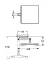 Grohe Selection Cube kozmetikai tükör 40808000