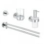 Grohe Essentials 4 az 1-ben fürdőszobai kiegészítő szett, króm 40846001