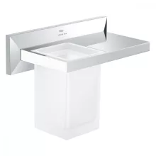   Grohe Allure Brilliant fali pohártartó pakolófelülettel, króm 40906000