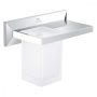 Grohe Allure Brilliant fali pohártartó pakolófelülettel, króm 40906000