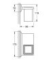 Grohe Allure Brilliant fali pohártartó pakolófelülettel, króm 40906000