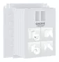 Grohe Rapid SL szerelő elem kis méretű nyomólaphoz 40911000