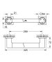 Grohe Allure kapaszkodó, króm 40955001