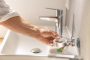 Grohe QuickFix Start Cube fürdőköpeny akasztó, rozsdamentes acél hatású 40961DC0