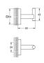 Grohe QuickFix Start Cube fürdőköpeny akasztó, rozsdamentes acél hatású 40961DC0