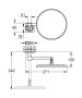 Grohe Allure borotválkozótükör, szálcsiszolt rose arany 40967DL1