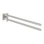 Grohe Start Cube dupla törölköző tartó 438 mm, rozsdamentes acél hatású 40976DC0
