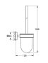 Grohe Grohe Quickfix Start Cube fali WC kefe garnitúra, króm 40977000