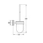 Grohe Quickfix Start Cube fali WC kefe garnitúra, matt fekete 409772430