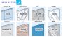 Grohe Quickfix Start Cube fali WC kefe garnitúra, matt fekete 409772430
