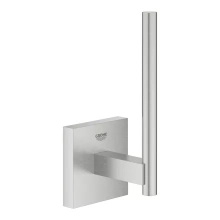 Grohe QuickFix Start Cube fali tartalék WC papír tartó, rozsdamentes acél hatású 40979DC0