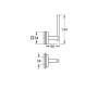 Grohe QuickFix Start Cube fali tartalék WC papír tartó, rozsdamentes acél hatású 40979DC0