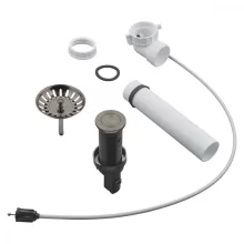   Grohe konyhai automata leeresztő szett, szálcsiszolt grafit 40986AL0