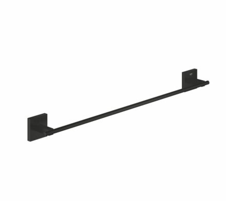 Grohe QuickFix Start Cube fali fém törölközőtartó 60 cm, matt fekete 410892430