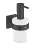 Grohe QuickFix Start Cube fali szappanadagoló tartókonzollal 160 ml, matt fekete 410982430