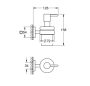 Grohe QuickFix Start Cube fali szappanadagoló tartókonzollal 160 ml, matt fekete 410982430