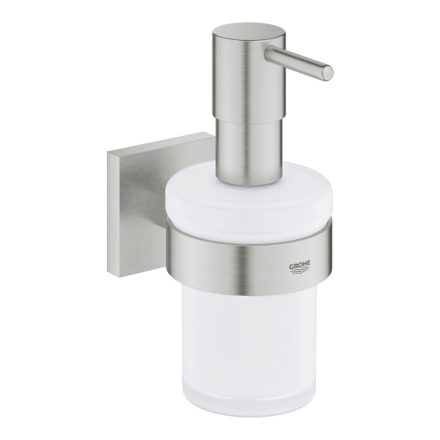 Grohe QuickFix Start Cube fali szappanadagoló tartókonzollal 160 ml, rozsdamentes acél hatású 41098DC0