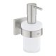 Grohe QuickFix Start Cube fali szappanadagoló tartókonzollal 160 ml, rozsdamentes acél hatású 41098DC0