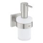 Grohe QuickFix Start Cube fali szappanadagoló tartókonzollal 160 ml, rozsdamentes acél hatású 41098DC0