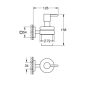 Grohe QuickFix Start Cube fali szappanadagoló tartókonzollal 160 ml, rozsdamentes acél hatású 41098DC0