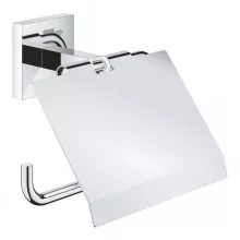   Grohe QuickFix Start Cube fali WC papír tartó fedéllel és rögzítővel, króm 41102000