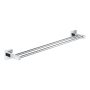 Grohe QuickFix Start Cube dupla törölközőtartó 600 mm, króm 41104000