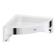   Grohe QuickFix Start Cube sarok tusfürdő tartó 16x16 cm, króm 41106000
