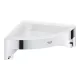 Grohe QuickFix Start Cube sarok tusfürdő tartó 16x16 cm, króm 41106000