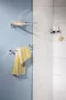 Grohe QuickFix Start Cube sarok tusfürdő tartó 16x16 cm, króm 41106000