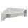 Grohe QuickFix Start Cube sarok tusfürdő tartó 16x16 cm, rozsdamentes acél hatású 41106DC0