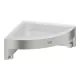 Grohe QuickFix Start Cube sarok tusfürdő tartó 16x16 cm, rozsdamentes acél hatású 41106DC0