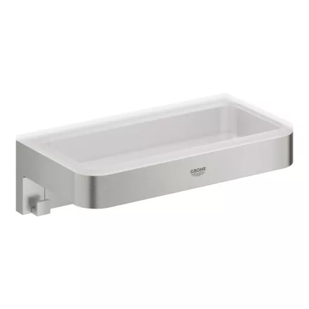 Grohe QuickFix Start Cube zuhanykosár, rozsdamentes acél hatású 41107DC0