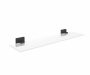 Grohe QuickFix Start Cube üveg piperepolc 53 cm, matt fekete 411092430