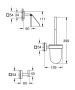 Grohe QuickFix Start Cube 3 az 1-ben fürdőszobai kiegészítő szett, króm 41123000
