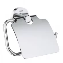  Grohe QuickFix Start fali WC papír tartó fedéllel, króm 41179000