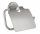 Grohe QuickFix Start fali WC papír tartó fedéllel, rozsdamentes acél 41179DC0