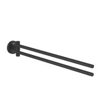   Grohe QuickFix Start forgatható két ágú fém törölközőtartó 439 mm, matt fekete 411832430